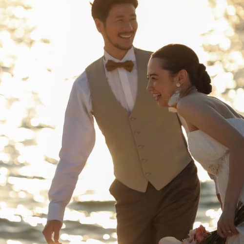 ＼スマホで参加★来店不要／人気の北谷エリア＆沖縄リゾート挙式～90分