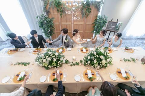 【10名29万円】家族婚でも貸切！美食×選べるドレス付のお得プラン