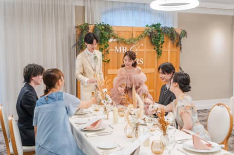 【10名29万円】少人数でも貸切！美食×選べるドレス付のお得プラン