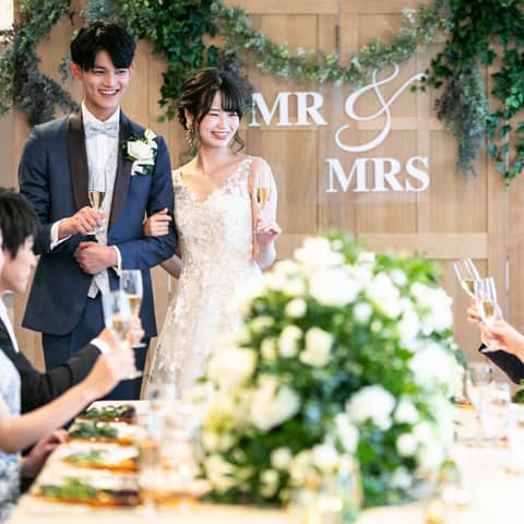 2部制 ご家族と挙式会食 ゲストとパーティーを別日もしくは同日で 公式 大阪 心斎橋の貸切結婚式 カーザノーブレ オ セイリュウ